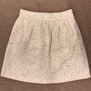 Gold & White Skirt